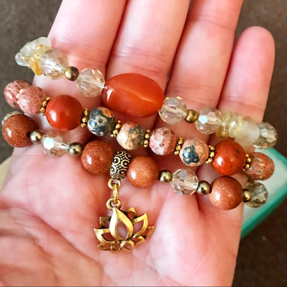 Gemstone Stretch Bracelets